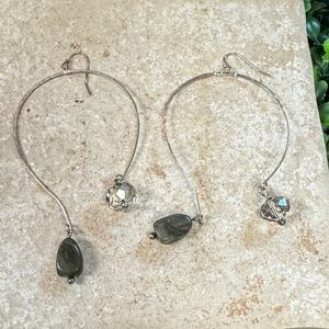 Elegant Silver Drop Earrings